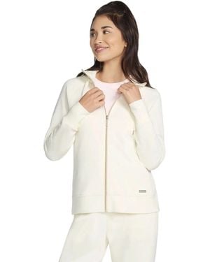 Skechers Skechluxe Elevate Full Zip Jacket Off White M