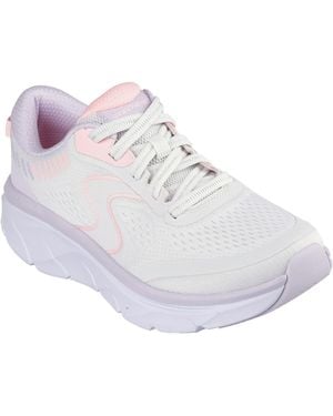 Skechers D&Apos;Lux Walker 2.0 Active Pace Trainers - White