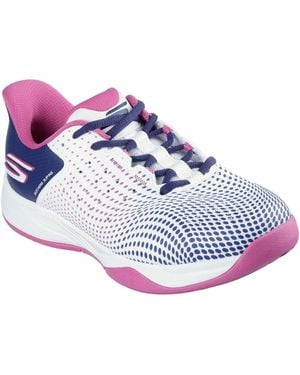 Skechers Slip-Ins Relaxed Fit Viper Court Reload Trainers Pu - Blue