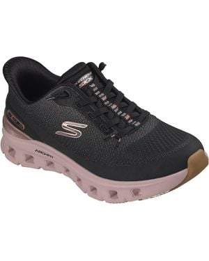 Skechers Arch Fit Glide-Step Pro Golden Pace /Rose Trainers - Black