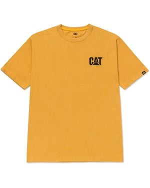 Caterpillar W05324 Trademark Cotton T-Shirt - Yellow