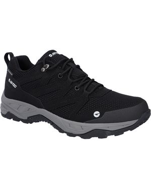Hi-Tec Saunter Wp Synthetic Mesh Hiking Boots - Blue