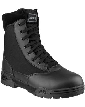 Magnum Classic Leather/Nylon Safety Boots - Black
