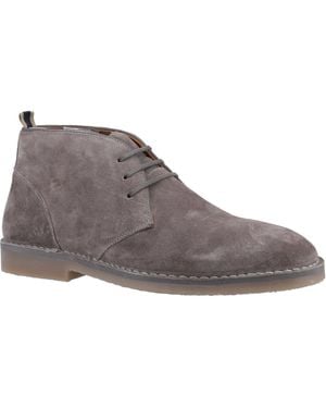 Dune Cashed Suede Men's Boots - Grey