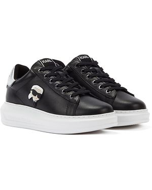 Karl Lagerfeld Kapri Karl Nft Lo Lace Scarpe Da Ginnastica Nere Da Donna - Nero