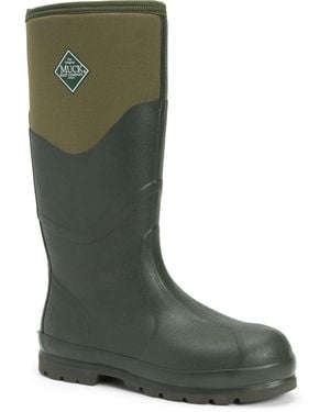 Muck Boot Chore 2K Rubber Moss Wellington Boots - Green