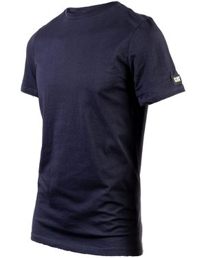 Caterpillar Essentials Short-Sleeve Cotton T-Shirt - Blue