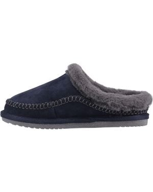 Hush Puppies Anika Hausschuhe Aus Wildleder - Blau