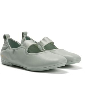 Fitflop Delicato X Pantone Poise Leather Mary-Janes - Grey