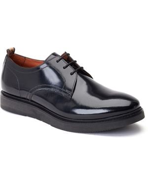 Base London Roly Leather Oxford Shoes - Black