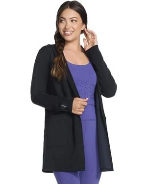 Skechers Skechluxe Elevate Restful Hoodigan Cardigans - Blue