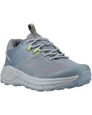 Hi-Tec Fuse Trail Low Synthetic Mesh Dark Slate/Stormy Weather Trainers - Blue