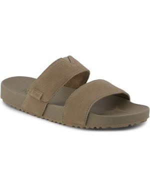 TOMS Nico Textile Dune Sandals - Brown