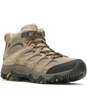 Merrell Moab 3 Mid Gore-Tex Suede Pecan Hiking Boots - Brown