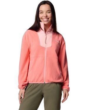 Columbia Sequoia Grove Full Zip Fleece Fleece Jackets - Red