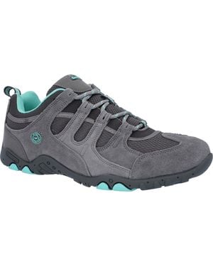 Hi-Tec Quadra Ii Suede /Mint Hiking Boots - Grey