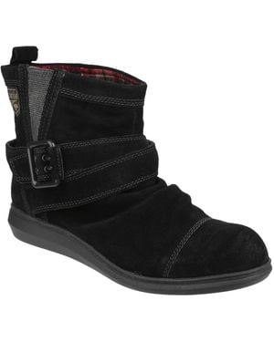 Rocket Dog Mint Suede Boots - Black