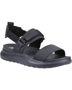 HeyDude Collins Mono Sport Textile Women's Sandals - Black