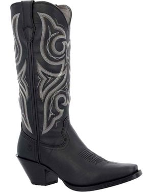 Durango Crush Faux Leather Boots - Black