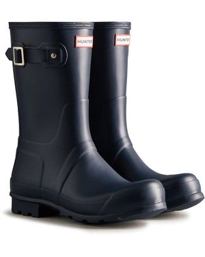 HUNTER Original Short Wellington Boots - Blue