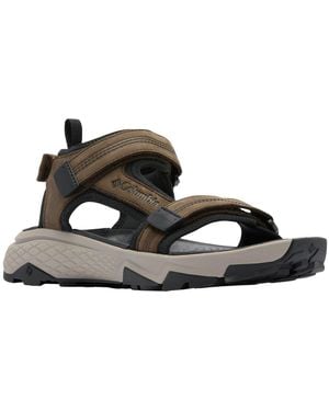 Columbia Peakfreak Rush Leather Cordovan/Pebble Sandals - Brown
