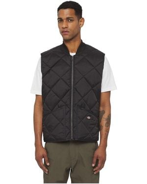 Dickies Diamond Quilted Vest Gilets Nylon - Black