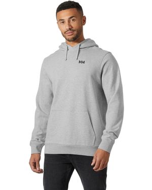 Helly Hansen Sport Core Graphic Cotton Hoodie - Grey