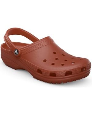 Crocs™ Classic Clog Synthetic Rust Clogs - Brown