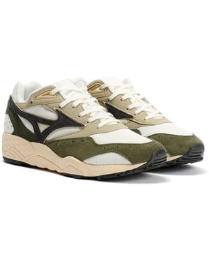 Mizuno Contender S Pristine/Sand/Clover Trainers - Metallic