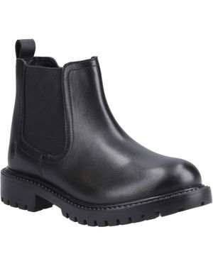 Hush Puppies Ariella Chelsea Leather Girls's Boots - Black