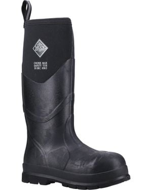 Muck Boot Chore Max S5 Rubber Wellington Boots - Black