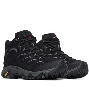 Merrell Moab 3 Mid Gtx Suede Hiking Boots - Black