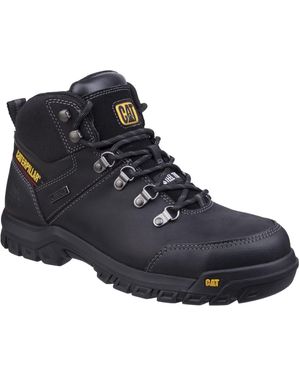 CAT Safety Caterpillar Framework Leather Safety Boots - Blue