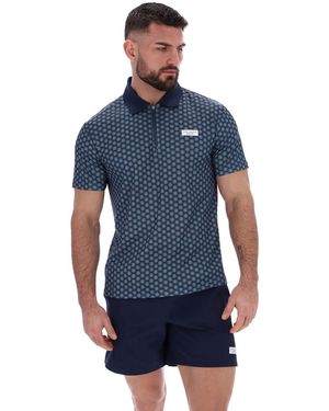 Ted Baker Jayden Tbmts2619 Polyester Activewear Polo Shirts - Blue
