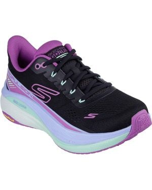 Skechers Max Cushioning Propulsion Textile Trainers - Blue