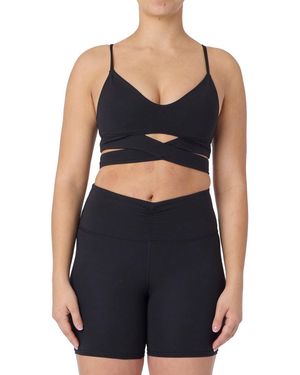 Skechers Goflex Slim Wrap Bra Sports Bra - Black