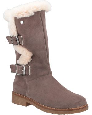 Hush Puppies Megan Stivali Grigi - Marrone