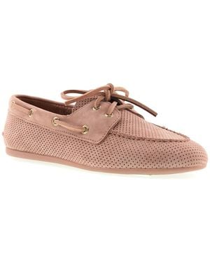 Sperry Top-Sider Slim Boat Shoe Leather Amaretto Boat Shoes - Pink