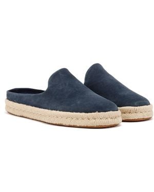 TOMS Santiago Suede Mules - Blue