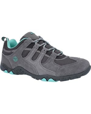 Hi-Tec Quadra Ii Suede /Mint Hiking Boots - Grey