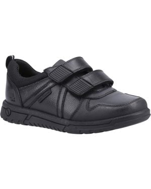 Hush Puppies Spencer Junior Leather Boys's Shoes - Black