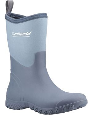 Cotswold Ashmead Rubber Wellington Boots - Blue
