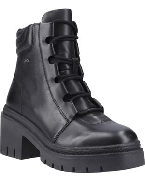 Pod Winona Leather Boots - Black