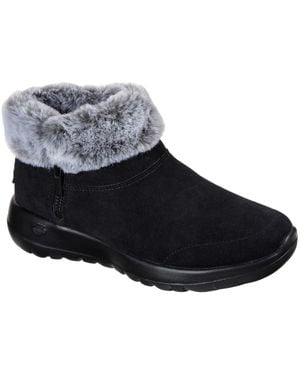 Skechers On The Go Joy Savvy Wide Stivali Neri/Grigi - Blu