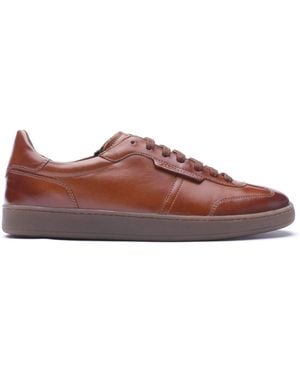 Base London Tucker Leather Trainers - Brown