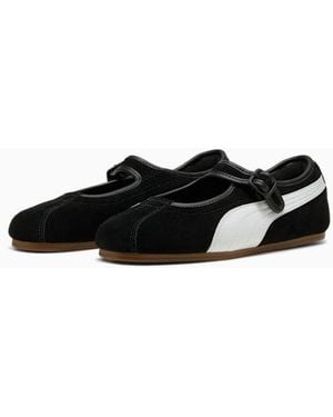 PUMA Tacklette Suede Shoes - Black