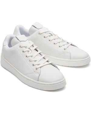 TOMS Trvl Lite 2.0 Low Leather Trainers - White