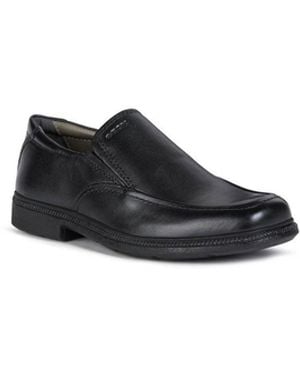 Geox Jr Federico Leather Loafers - Black