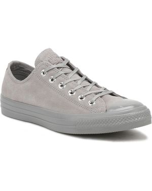 Converse Chuck Taylor All Star Womens Dolphin Grey Suede Ox Trainers