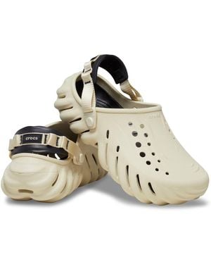 Crocs™ Echo Thermoplastische Knochen/Schwarze Farbe Clogs - Mettallic